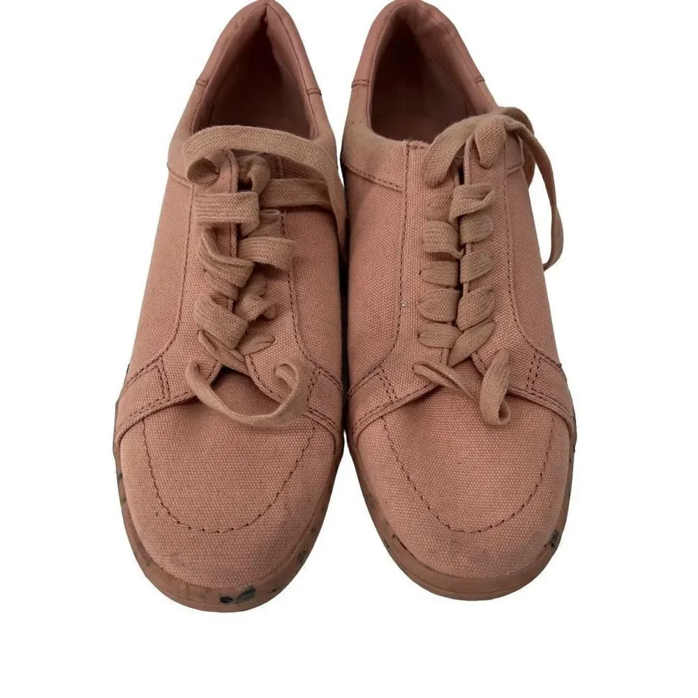 Treasure‎ & Bond Pink Canvas Speckled Sole Tennis Shoe